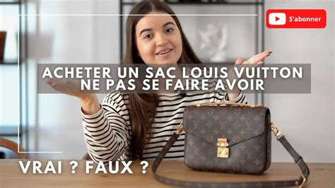 comment reconnaitre vrai sac louis vuitton|sac Louis Vuitton femme.